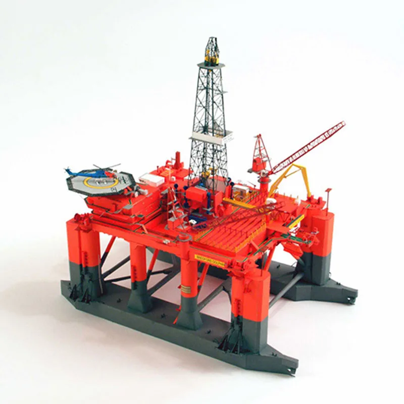 1:400 норвежская полупогружная нефтяная буровая платформа Bredford Dolphin для