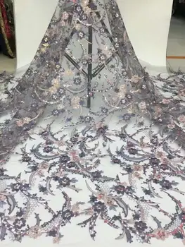 Latest Embroidered High Quality Tulle Lace Fabric with Sequins Nigerian Tulle Mesh Lace For Wedding Dress 5yards
Latest Embroidered High Quality Tulle Lace Fabric with Sequins Nigerian Tulle Mesh Lace For Wedding Dress 5yards