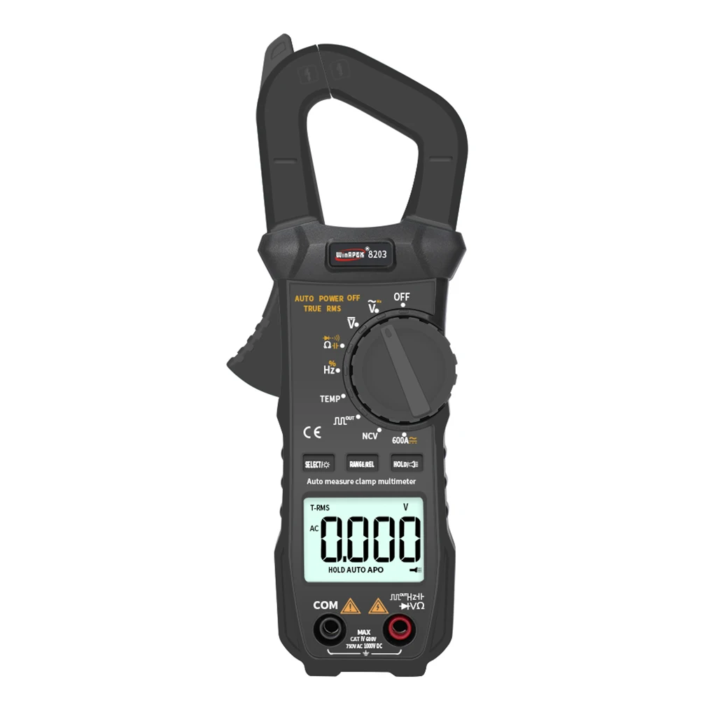 Digital Multimeter Clamp AC/DC Voltage Current Ohm Temperature Capacitance Resistance Tester LCD Display
Digital Multimeter Clamp AC/DC Voltage Current Ohm Temperature Capacitance Resistance Tester LCD Display