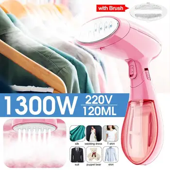 1300W 220V Foldable Mini Steam Iron Handheld Garment Steamer Dry Cleaning Brush Portable Travel Vertical Electric Iron EU Plug 
1300W 220V Foldable Mini Steam Iron Handheld Garment Steamer Dry Cleaning Brush Portable Travel Vertical Electric Iron EU Plug