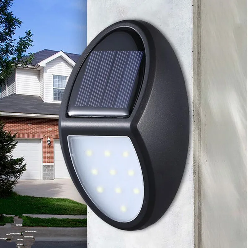 

10LED Solar Energy Saving Wall Lamp IP65 Outdoor Waterproof Villa Garden Courtyard Super Bright Lighting Balcony Light