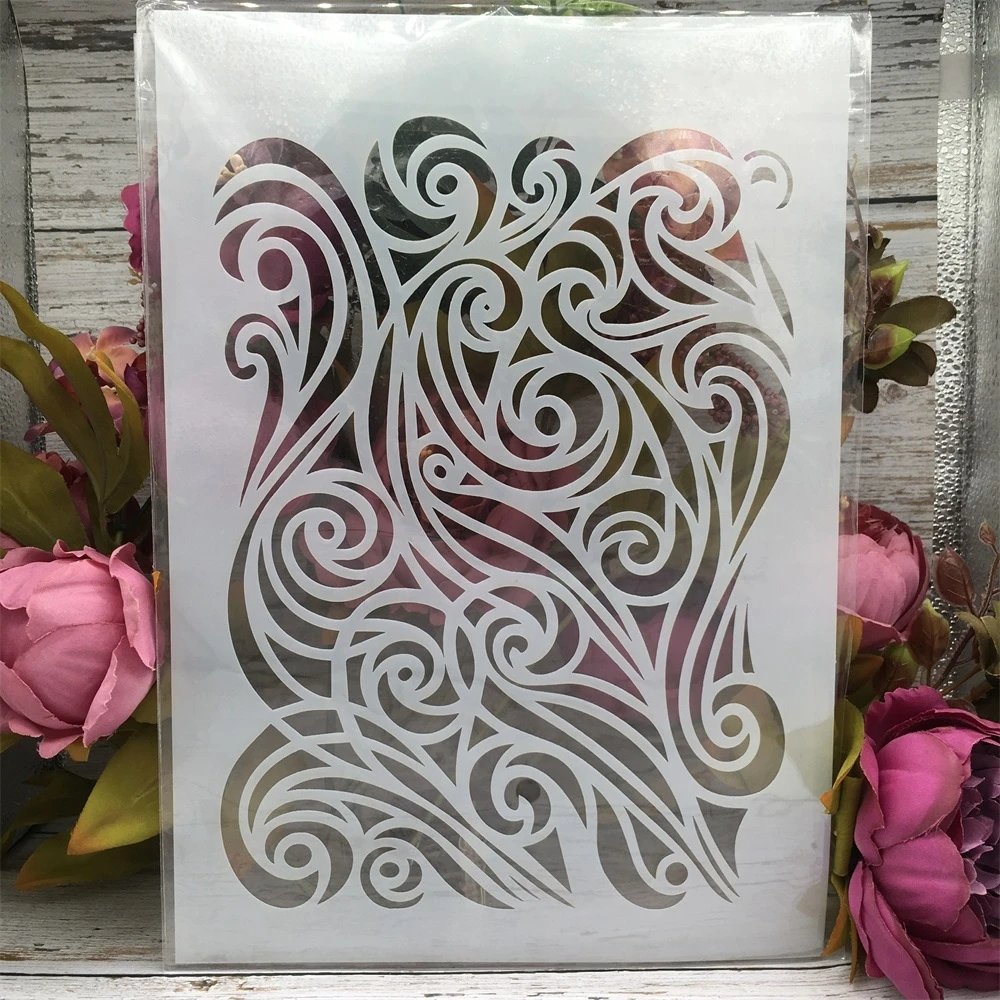 A4 29 см текстура морской волны DIY слойные трафареты настенная живопись Φ декоративный шаблон
A4 29 см текстура морской волны DIY слойные трафареты настенная живопись Φ декоративный шаблон