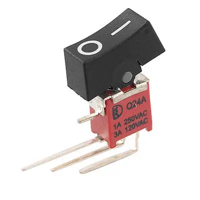 AC 1A/250V 3A/120V SPDT 4 Pin On-On I/O Right Angle Boat Rocker Switch Red
AC 1A/250V 3A/120V SPDT 4 Pin On-On I/O Right Angle Boat Rocker Switch Red