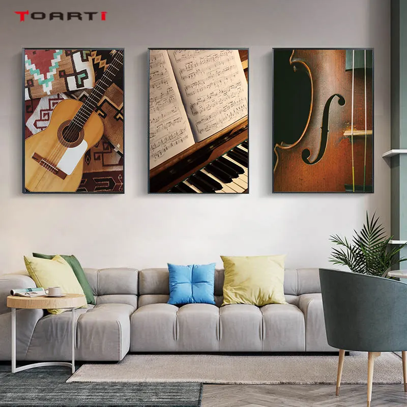 Classical Music Prints Posters Guitar Canvas Painting On The Wall Sheet Music Art For Living Room Home Decorative Pictures 
Classical Music Prints Posters Guitar Canvas Painting On The Wall Sheet Music Art For Living Room Home Decorative Pictures