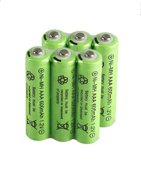 6psc/lot High quality 1.2v 600mah AAA rechargeable battery remote control toy AAA Ni-MH rechargeable battery
6psc/lot High quality 1.2v 600mah AAA rechargeable battery remote control toy AAA Ni-MH rechargeable battery