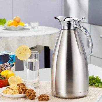 2L Vacuum Jug Stainless Steel Double-Wall Vacuum Insulated Coffee Pot Thermal Carafe, Juice/Milk/Tea Insulation Pot with Press B
2L Vacuum Jug Stainless Steel Double-Wall Vacuum Insulated Coffee Pot Thermal Carafe, Juice/Milk/Tea Insulation Pot with Press B