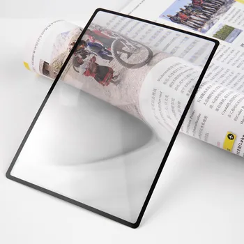 180x120mm hot selling Convinient A5 Flat PVC Magnifier Sheet X3 Book Page Magnification Magnifying Reading Glass Lens
180x120mm hot selling Convinient A5 Flat PVC Magnifier Sheet X3 Book Page Magnification Magnifying Reading Glass Lens