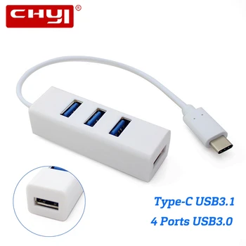 4 Ports Mini USB 3.0 Hub USB Type C 3.1 Splitter USBC Adapter Computer PC Laptop accessories For Xiaomi Android Phone Macbook
4 Ports Mini USB 3.0 Hub USB Type C 3.1 Splitter USBC Adapter Computer PC Laptop accessories For Xiaomi Android Phone Macbook