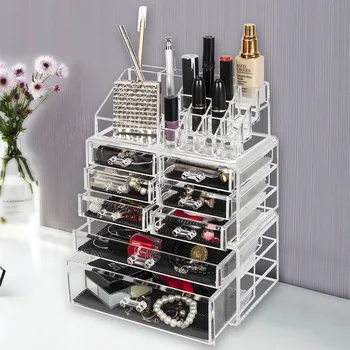 Cosmetic Storage Rack Plastic 4/7/8 Drawer Accessories Storage Box Organizer Jewelry Transparent Display Rack Shelf Transparent
Cosmetic Storage Rack Plastic 4/7/8 Drawer Accessories Storage Box Organizer Jewelry Transparent Display Rack Shelf Transparent