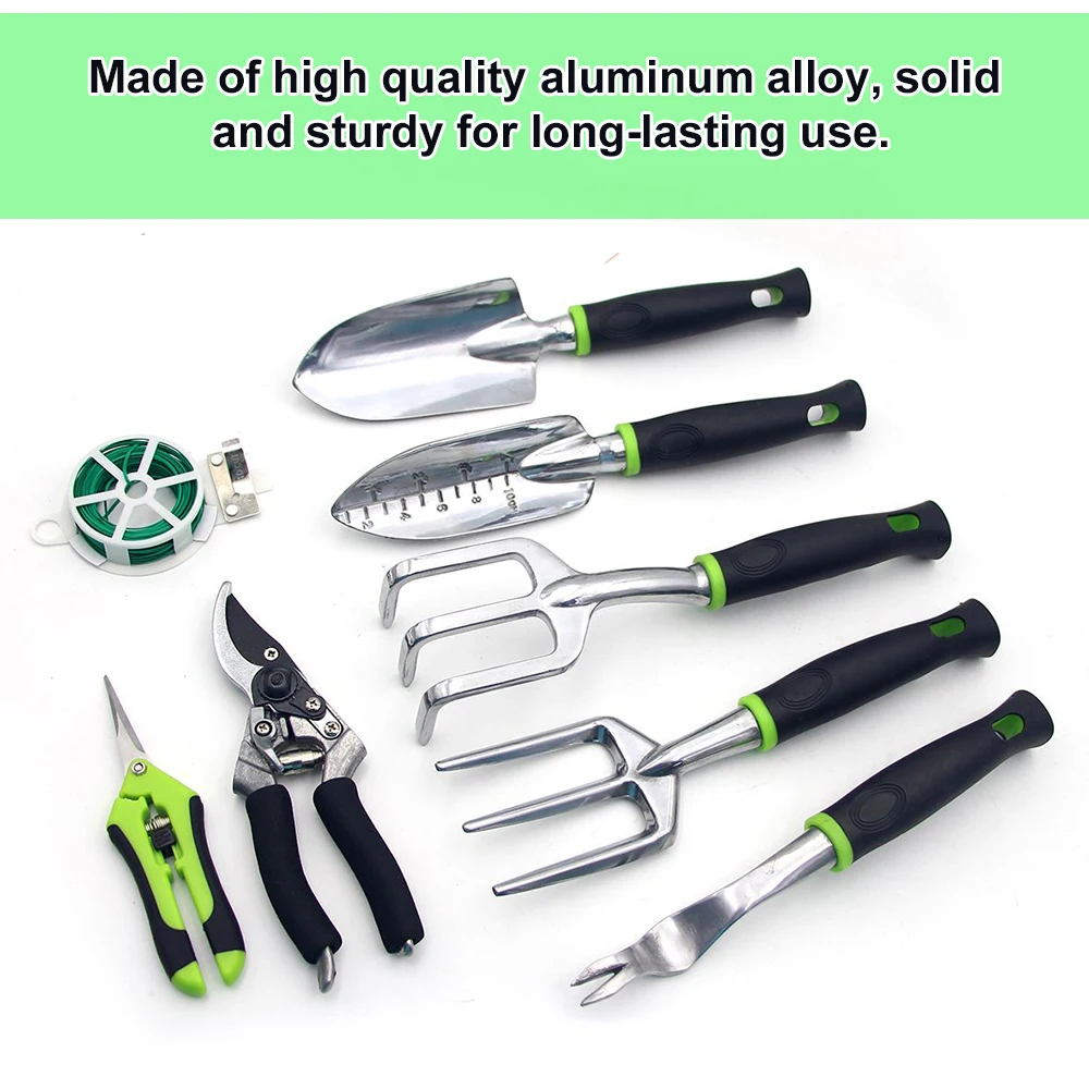 11Pcs Heavy-Duty Garden Tool Set 11Pcs Heavy-Duty Garden Tool Set
