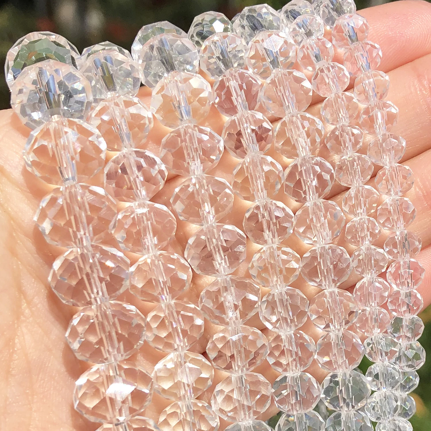 Transparent Clear Crystal Roundle Glass Beads Faceted Loose Beads for Jewelry DIY Craft Making Garment Sewing Accessories 15''
Transparent Clear Crystal Roundle Glass Beads Faceted Loose Beads for Jewelry DIY Craft Making Garment Sewing Accessories 15''