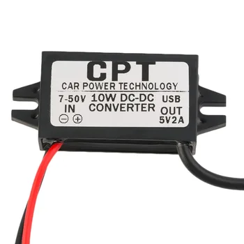 DC 7-50V To 5V 2A USB Female Step Down Converter Regulator for Car Waterproof Car Accessories
DC 7-50V To 5V 2A USB Female Step Down Converter Regulator for Car Waterproof Car Accessories
