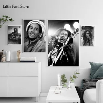 Bob Marley black and white music Canvas Poster Music poster Wall Pictures for Living Room No Frame
Bob Marley black and white music Canvas Poster Music poster Wall Pictures for Living Room No Frame