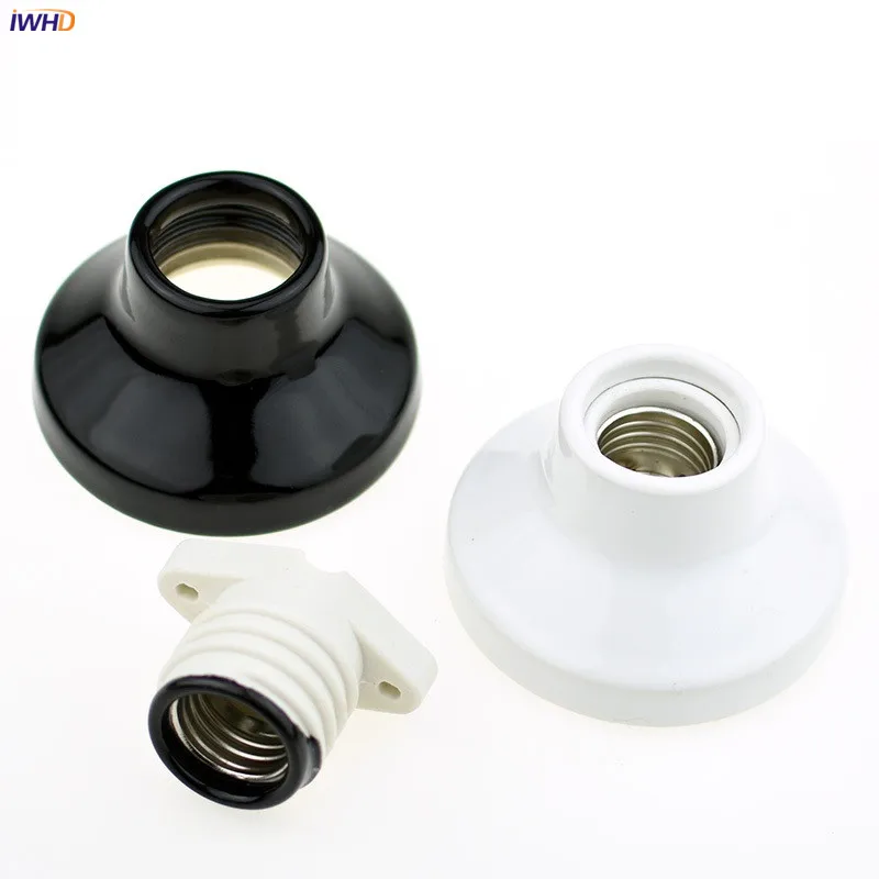 IWHD Portalamparas Ceramic E27 Lamp Holder Base For Table Light Douille Soquete E27 Socket Light Bulb Holder Homekit Vintage
IWHD Portalamparas Ceramic E27 Lamp Holder Base For Table Light Douille Soquete E27 Socket Light Bulb Holder Homekit Vintage