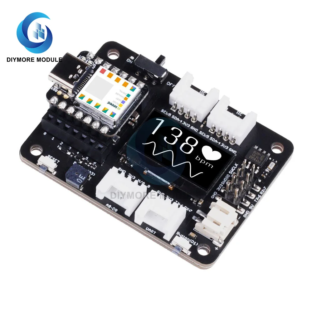 Pre-Soldered Seeeduino XIAO Microcontroller SAMD21 Cortex M0+ Type C OLED Display Expansion Board Grove Shield For Arduino/IOT
Pre-Soldered Seeeduino XIAO Microcontroller SAMD21 Cortex M0+ Type C OLED Display Expansion Board Grove Shield For Arduino/IOT
