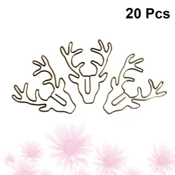 20PCS Paper Clips Nonskid Sturdy Elk Shape Practical Note Mark Clips Paper Clips Clamps For Card Office School Bookmark
20PCS Paper Clips Nonskid Sturdy Elk Shape Practical Note Mark Clips Paper Clips Clamps For Card Office School Bookmark