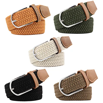 2019 New Fashion Wide Belt For Men Women Elastic Knitted Braid Jeans Dress Belt with Leather Metal Buckle Casual Belt for Unisex
2019 New Fashion Wide Belt For Men Women Elastic Knitted Braid Jeans Dress Belt with Leather Metal Buckle Casual Belt for Unisex