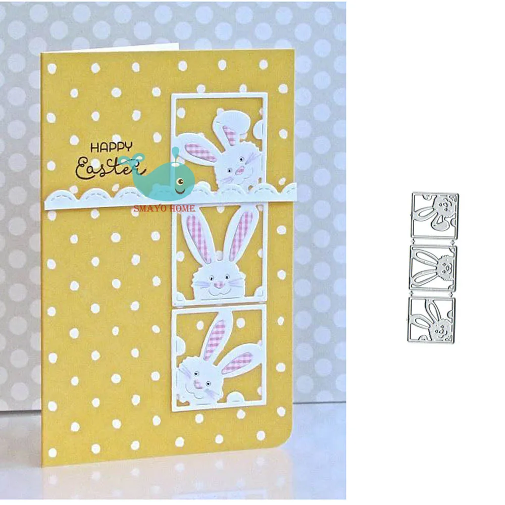 Three little rabbits Metal Cutting Dies Stencil For DIY Scrapbooking Paper Card Decorative Craft Embossing Die Cuts New 2019
Three little rabbits Metal Cutting Dies Stencil For DIY Scrapbooking Paper Card Decorative Craft Embossing Die Cuts New 2019