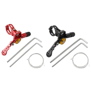 Muqzi 2Pcs Mtb Seatpost Dropper Remote Adjustable Lever Shifter 22.2Mm for Mtb Road Bike - Red & Black
Muqzi 2Pcs Mtb Seatpost Dropper Remote Adjustable Lever Shifter 22.2Mm for Mtb Road Bike - Red & Black