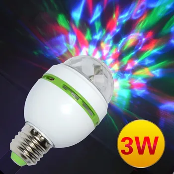 3W E27 RGB LED Bulb Lamp Auto Rotating Colorful LED Lighting For Home Party Disco Lighting AC85-265V Stage LED Lamp Home Decorat
3W E27 RGB LED Bulb Lamp Auto Rotating Colorful LED Lighting For Home Party Disco Lighting AC85-265V Stage LED Lamp Home Decorat
