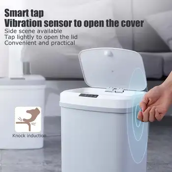 15L Automatic Touchless Smart Infrared Motion Sensor Rubbish Waste Bin Kitchen Trash Can Garbage Bins for Home Room Kitchen Car
15L Automatic Touchless Smart Infrared Motion Sensor Rubbish Waste Bin Kitchen Trash Can Garbage Bins for Home Room Kitchen Car