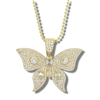 2020 New Gold Silver Color Butterfly Pendants Necklaces Animal butterfly Bead Chain choker for Women Men Hip Hop Jewelry
2020 New Gold Silver Color Butterfly Pendants Necklaces Animal butterfly Bead Chain choker for Women Men Hip Hop Jewelry