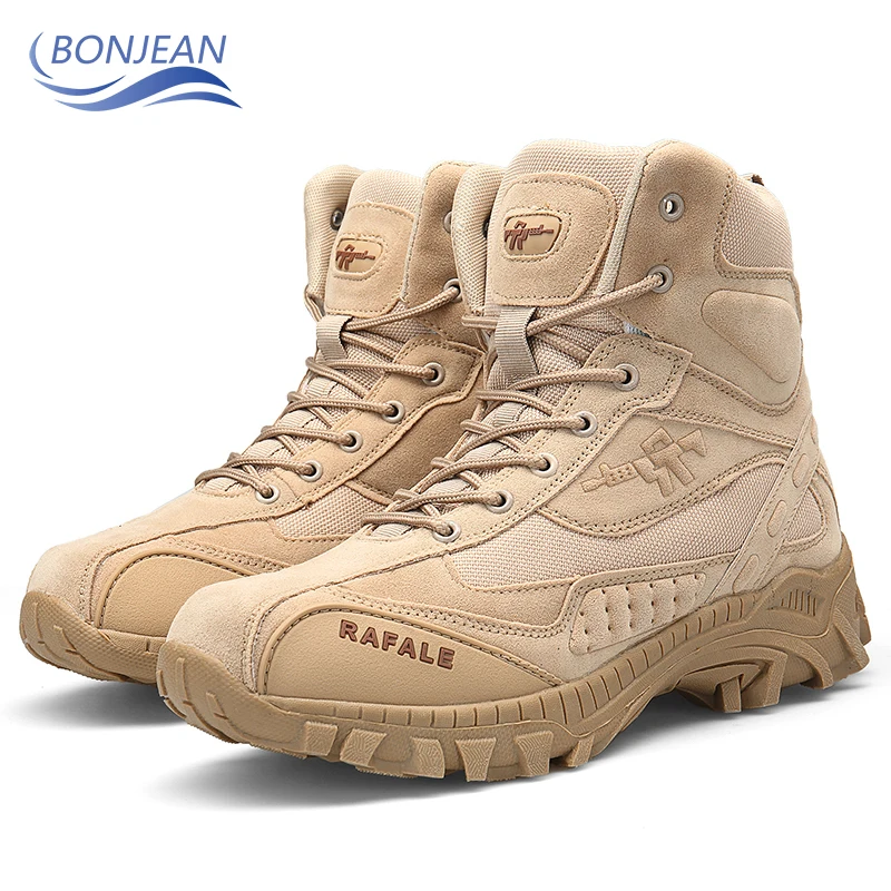 BONJEAN EU 39-46 DELTA Men Tactical Training Leather Boots Outdoor Sports High-top Hiking Shoes Travel Military Assault Shoes
BONJEAN EU 39-46 DELTA Men Tactical Training Leather Boots Outdoor Sports High-top Hiking Shoes Travel Military Assault Shoes