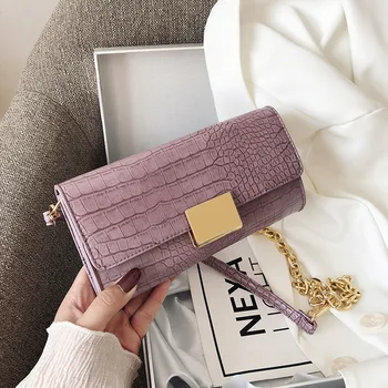 Popular Bag Female Bag 2020 New Spring and Summer Fashion Crocodile Pattern Shoulder Messenger Bag Wild Chain Bag
Popular Bag Female Bag 2020 New Spring and Summer Fashion Crocodile Pattern Shoulder Messenger Bag Wild Chain Bag