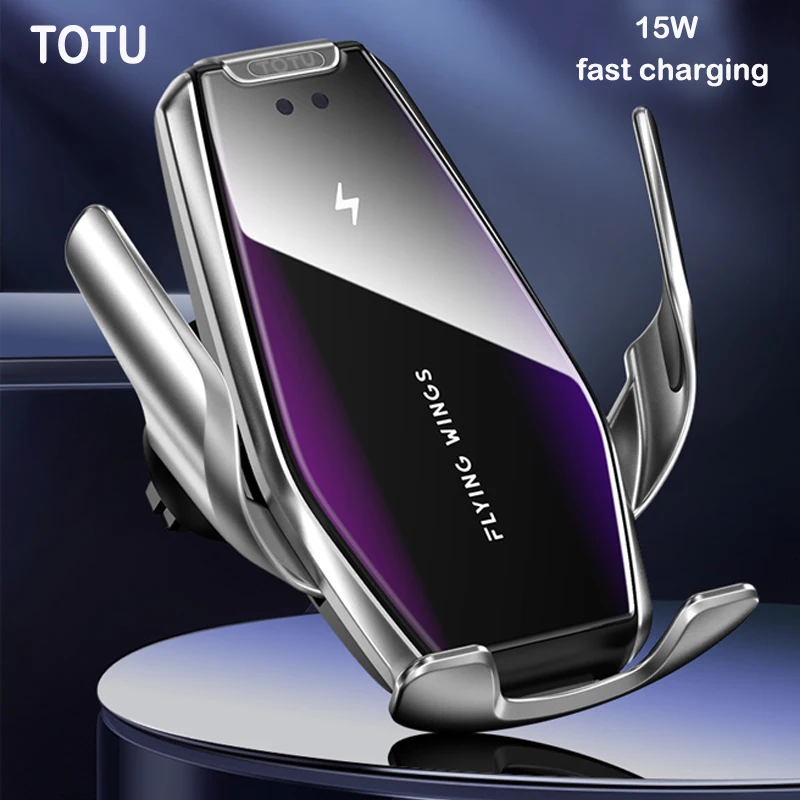TOTU 15w Wireless Charging Phone Car Holder for iPhone 11 Pro Max Samsung LG Mobile Fast Charger smartphone Intelligent Infrared
TOTU 15w Wireless Charging Phone Car Holder for iPhone 11 Pro Max Samsung LG Mobile Fast Charger smartphone Intelligent Infrared