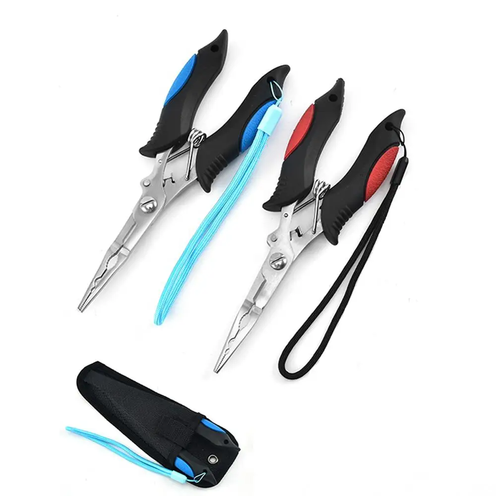 7 inch Fishing Plier Scissor Braid Line Lure Cutter Hook Remover etc. Tackle Tool Cutting Fish Use Tongs Multifunction Scissors
7 inch Fishing Plier Scissor Braid Line Lure Cutter Hook Remover etc. Tackle Tool Cutting Fish Use Tongs Multifunction Scissors