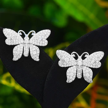 GODK Bohemian Butterfly Stud Earring For Women Accessories Full Cubic Zircon Earrings pendientes mujer moda 2020
GODK Bohemian Butterfly Stud Earring For Women Accessories Full Cubic Zircon Earrings pendientes mujer moda 2020