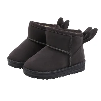 Kids Cute Rabbit Ear Decoration Ankle Boots Children Warm Plush Lining Snow Boots Girls Slip-on Flock Shoes Size 25-36
Kids Cute Rabbit Ear Decoration Ankle Boots Children Warm Plush Lining Snow Boots Girls Slip-on Flock Shoes Size 25-36