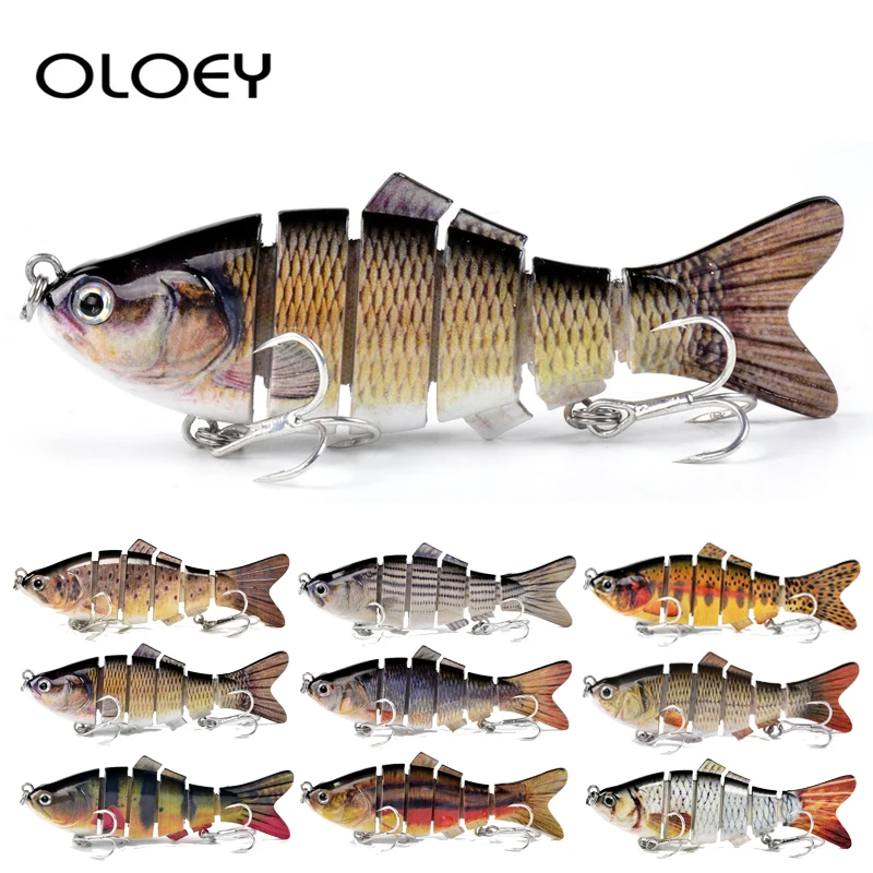 OLOEY 10cm 19.5g Sinking Wobblers Fishing Lures Jointed Crankbait Swimbait 6 Segment Hard Artificial Bait Fishing Tackle Lure
OLOEY 10cm 19.5g Sinking Wobblers Fishing Lures Jointed Crankbait Swimbait 6 Segment Hard Artificial Bait Fishing Tackle Lure