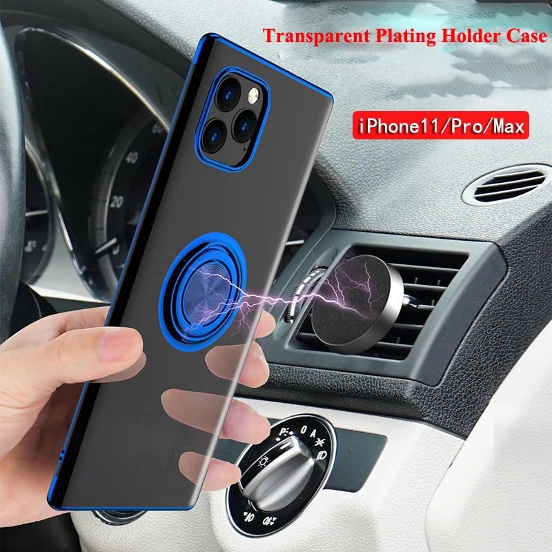 Elecplating Soft Case for iPhone 11 Pro Max 11Pro XS Max XS X XR 8 7 6 6S Plus Case Finger Ring Clear Shockproof Cover for Apple
Elecplating Soft Case for iPhone 11 Pro Max 11Pro XS Max XS X XR 8 7 6 6S Plus Case Finger Ring Clear Shockproof Cover for Apple