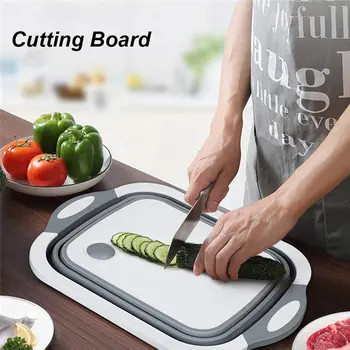 Multifunctional 3 in 1 Kitchen Foldable Cutting Board Chopping Block Colander Drain Sink Vegetable Fruit Washing Basket Bucket
Multifunctional 3 in 1 Kitchen Foldable Cutting Board Chopping Block Colander Drain Sink Vegetable Fruit Washing Basket Bucket