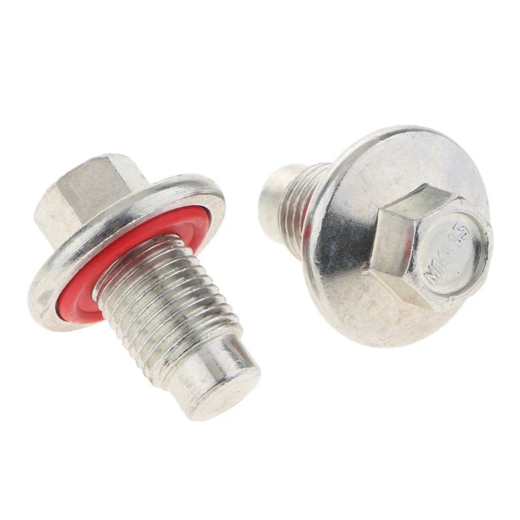 10 Pieces Engine Oil Pan Drain Sump Filter Plug Bolt Fits for 2003-2019 Dodge Jeep Chrysler, M14 x 1.5, Silver 10 Pieces Engine Oil Pan Drain Sump Filter Plug Bolt Fits for 2003-2019 Dodge Jeep Chrysler, M14 x 1.5, Silver
