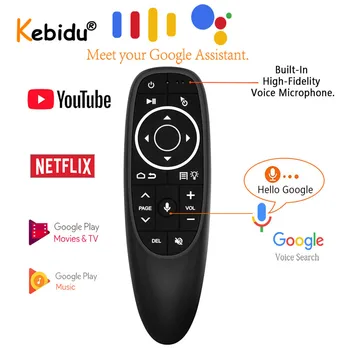 Kebidu Backlit Air Mouse Voice Control 2.4G Wireless USB Receiver G10 Pro G10S Gyro Sensing Wireless Smart Remote for Android TV
Kebidu Backlit Air Mouse Voice Control 2.4G Wireless USB Receiver G10 Pro G10S Gyro Sensing Wireless Smart Remote for Android TV