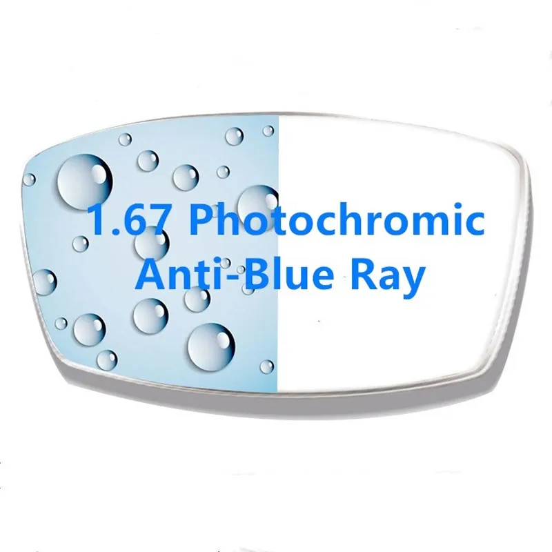 1.67 Anti-Blue Ray Aspheric Photochromic Gray Lens Optical Lenses Prescription Vision Correction Computer Reading Lens
1.67 Anti-Blue Ray Aspheric Photochromic Gray Lens Optical Lenses Prescription Vision Correction Computer Reading Lens