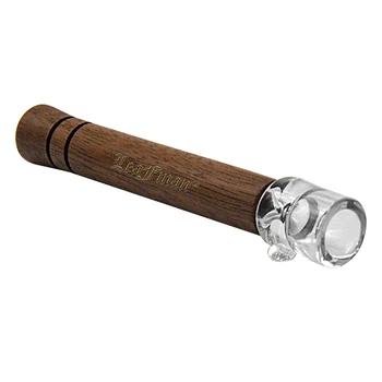 LeaFMan Glass One Hitter Pipes Bat With Suitable Size Wood Handle Walnut Wooden Tobacco Pipe Smoking Herb Grinder Accessoires
LeaFMan Glass One Hitter Pipes Bat With Suitable Size Wood Handle Walnut Wooden Tobacco Pipe Smoking Herb Grinder Accessoires