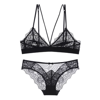 Woman French sexy temptation underwear no sponge lace bra ultra-thin no steel ring gather comfortable breathable bra set WT061
Woman French sexy temptation underwear no sponge lace bra ultra-thin no steel ring gather comfortable breathable bra set WT061