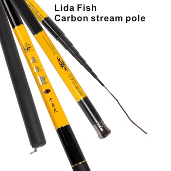 Lida Fish Brand Ultra-light Ultra-fine Short Section Carbon Stream Rod 2.7-7.2m Travel and Leisure Outing Choices Fishing Rod
Lida Fish Brand Ultra-light Ultra-fine Short Section Carbon Stream Rod 2.7-7.2m Travel and Leisure Outing Choices Fishing Rod