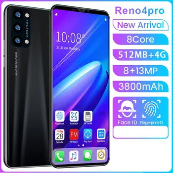 Reno4 Pro Smartphone 5.8 Inch Smartphone 512M+4G 3D Glass Plated Back Cover High Definition Rear Camera
Reno4 Pro Smartphone 5.8 Inch Smartphone 512M+4G 3D Glass Plated Back Cover High Definition Rear Camera
