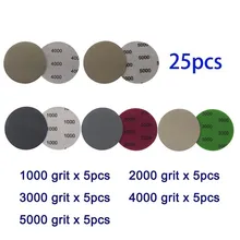 25Pc 3inch 75mm Round Sandpaper Wet Dry Sanding Disc Sand Sheet Hook Loop Pad 1000-5000 Grit Metal Polishing Pad Grinding Tool
25Pc 3inch 75mm Round Sandpaper Wet Dry Sanding Disc Sand Sheet Hook Loop Pad 1000-5000 Grit Metal Polishing Pad Grinding Tool