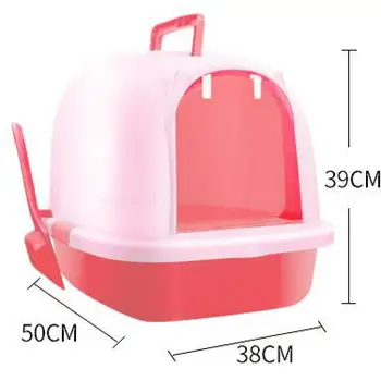 Large Cat Litter Basin Fully Enclosed Anti-splash Toilet Semi-enclosed Cat Litter Basin Cat Excrement Basin Deodorizer Kitty Sup
Large Cat Litter Basin Fully Enclosed Anti-splash Toilet Semi-enclosed Cat Litter Basin Cat Excrement Basin Deodorizer Kitty Sup