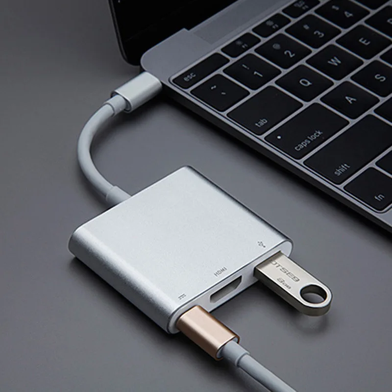 StarLife 3 port USB Type C Hub to HDMI adapter 4K for Samsung Dex mode USB-C Dock with PD MacBook Pro/Air c HDM | Мобильные телефоны