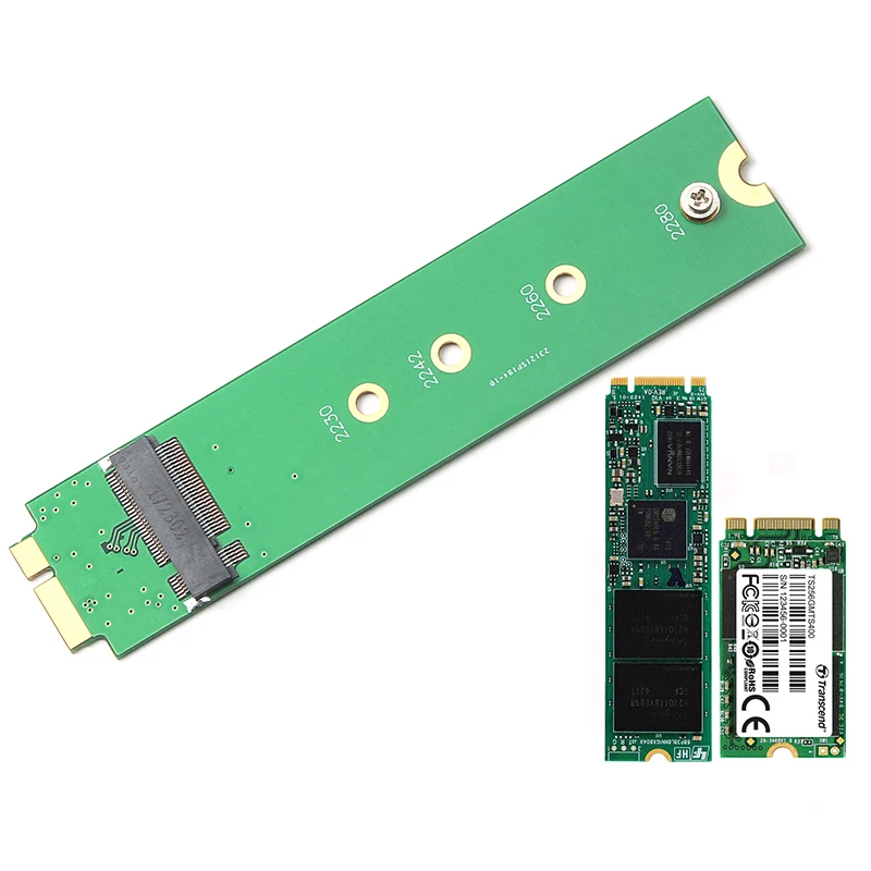 M.2 NGFF SSD to A1369 A1370 Adapter for 2010 2011 MacBook Air M2 Converter Card Suppor 2230 2242 2260 2280 Solid State Drive | Компьютеры