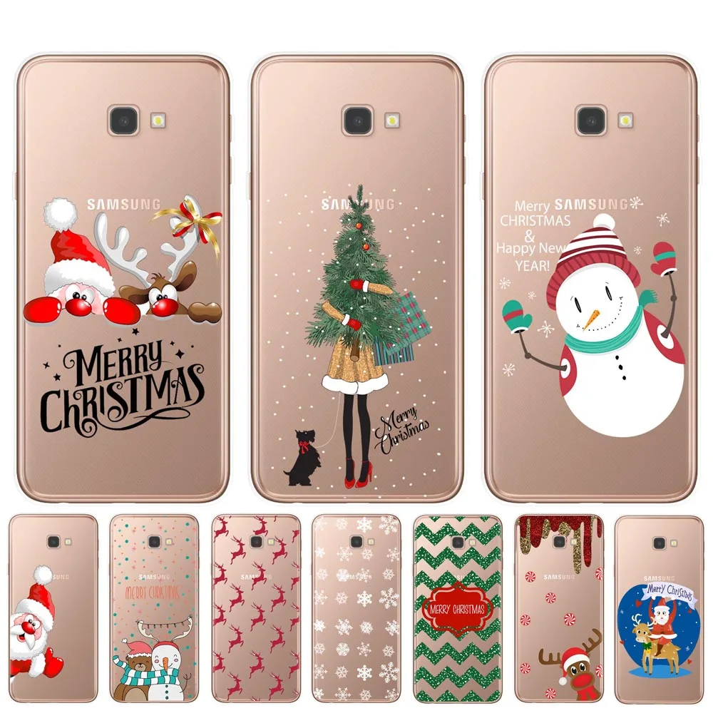 Clear silicone Case For Coque Samsung J3 J5 J7 2016 2017 J4 J6 Plus 2018 Note 8 9 10 Pro Merry Christmas Santa Claus Elk Cover
Clear silicone Case For Coque Samsung J3 J5 J7 2016 2017 J4 J6 Plus 2018 Note 8 9 10 Pro Merry Christmas Santa Claus Elk Cover