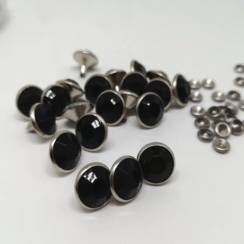 50Sets 12MM Black Crystals Rhinestone Rivets Plated Rivets Assorted Cabochon Rivets Fit DIY Making Shipping Free
50Sets 12MM Black Crystals Rhinestone Rivets Plated Rivets Assorted Cabochon Rivets Fit DIY Making Shipping Free