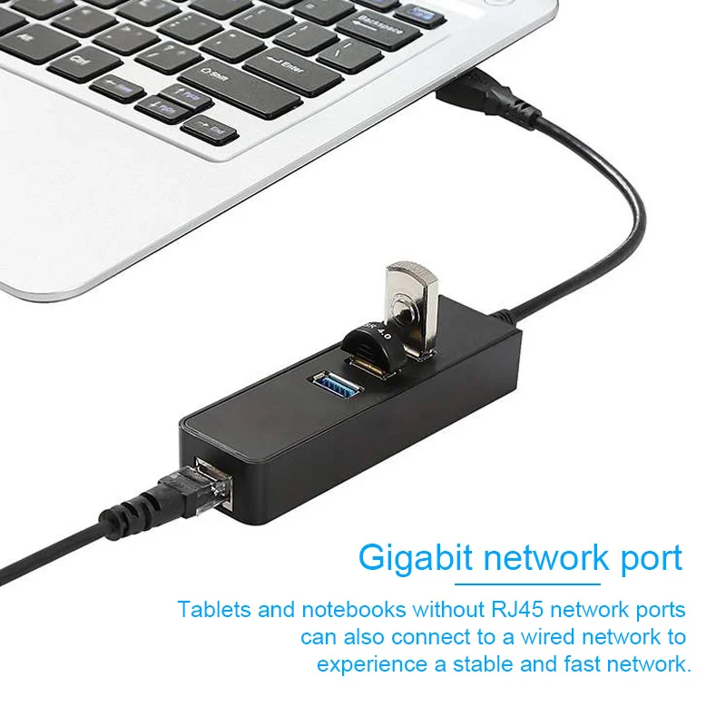 Basix USB Ethernet адаптер 3 0 сетевая карта к RJ45 Lan для ПК Windows 10 гигабитный сетевой Usb