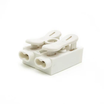 10PCS/LOT Splice Wiring-Terminal-Block Self Locking Spring Wire Connectors Electrical Cable Clamp Terminal Block white
10PCS/LOT Splice Wiring-Terminal-Block Self Locking Spring Wire Connectors Electrical Cable Clamp Terminal Block white